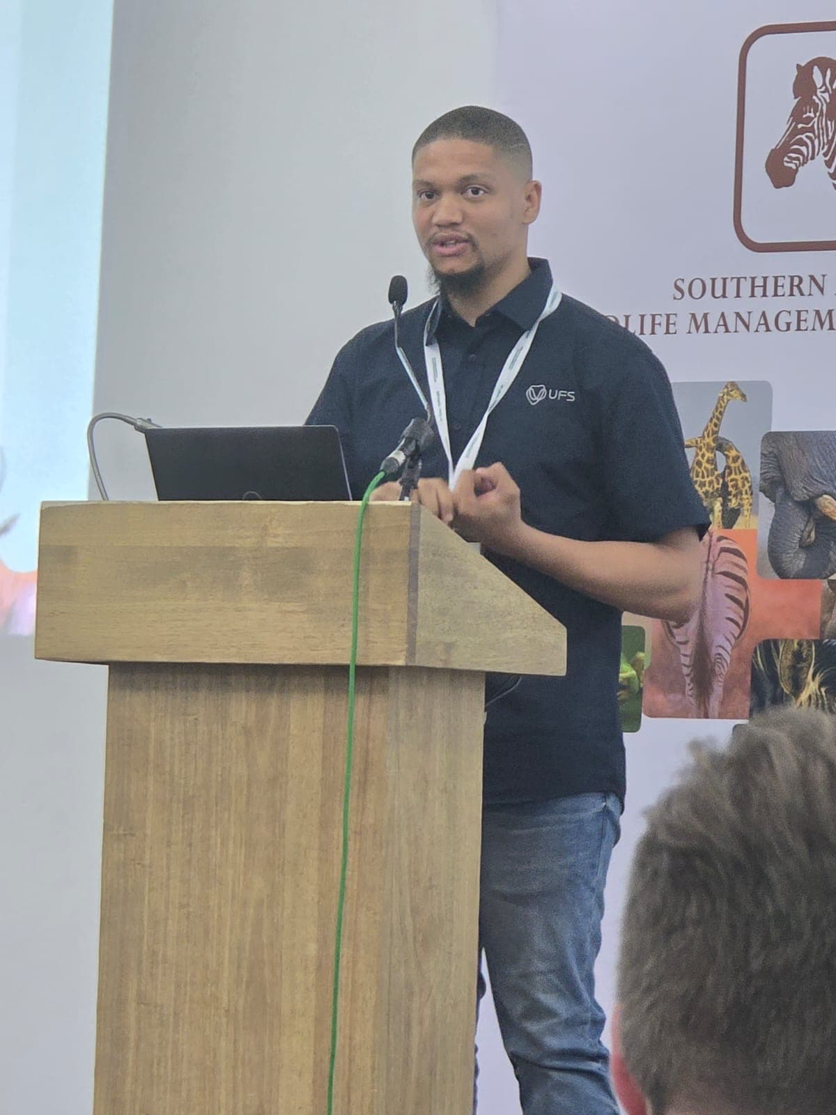 Rivaldo Mockson speaking at SAWMA 2025